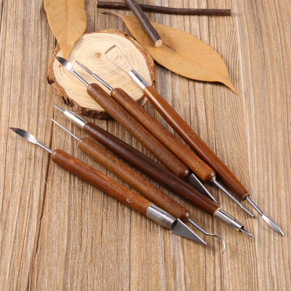 6pcs-Clay-Tools-Set-Modeling-tools-Cake-decorating-main Комплект от 6 инструменти за скулптуриране - Image 1