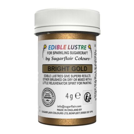 Sugarflair ядлива пудра Lustre Bright Gold