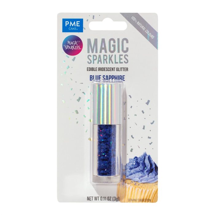PME Magic Sparkles – ядлив иридисцентен брокат Син сапфир (3 гр.)