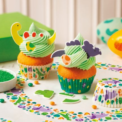 Decora комплект хартиени чашки за печене Mr. Dino