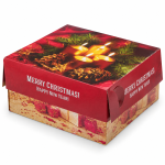 Коледна кутия малка червена